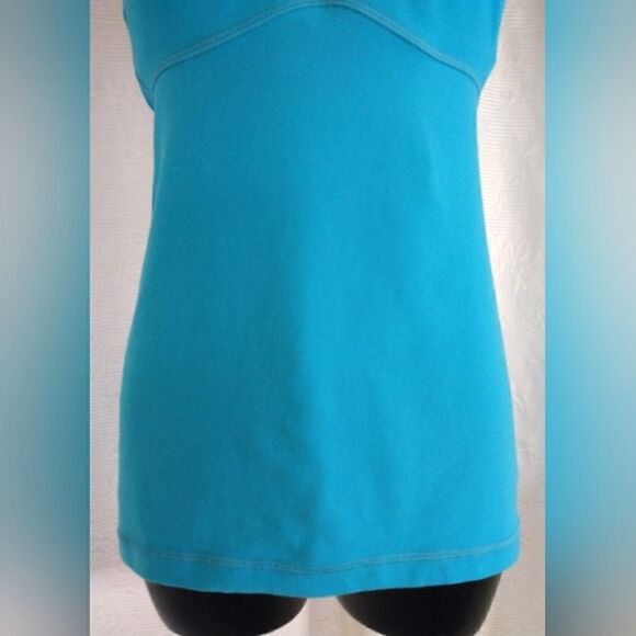 Lululemon Athletica Turquoise Long Halter Tank Top SZ small - Picture 7 of 16